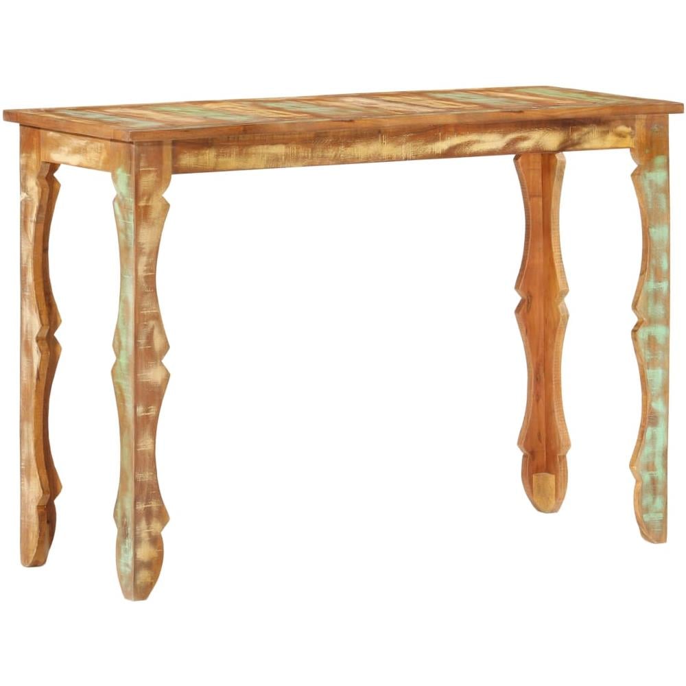 Tavolo Consolle 110x40x76 Cm In Legno Massello Di Recupero - Foto 8