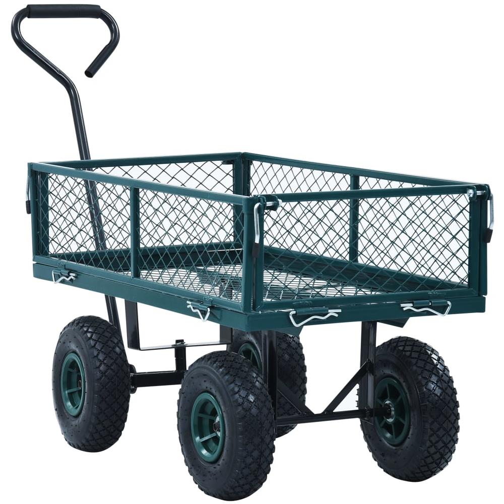 Carrello A Mano Da Giardino Verde 250 Kg - Foto 2