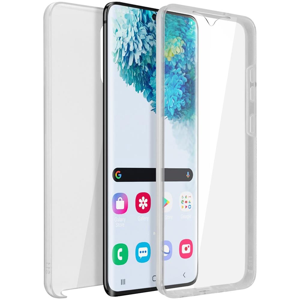 Cover Samsung Galaxy S20 Plus Silicone Fronte Retro Trasparente - Foto 1