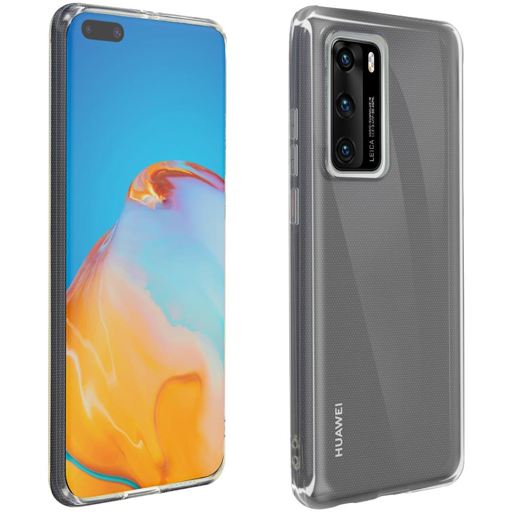 Cover Huawei P40 Protezione Silicone Morbido Antishock Trasparente - Foto 1