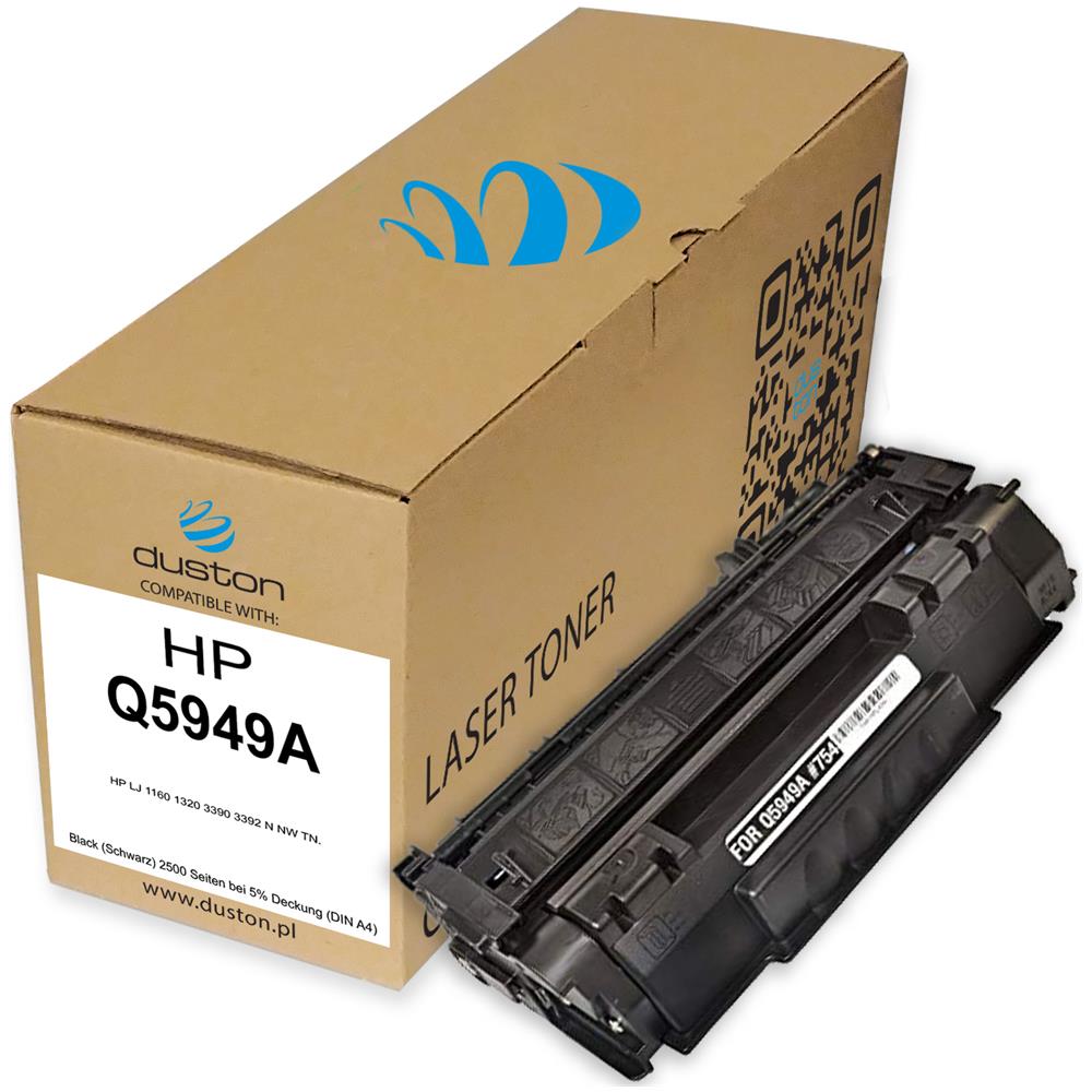 TONER - Q5949a, 49a Negro Compatible Con Hp Laserjet 1160 1320 1320 N 1320 Nw 1320 Tn 3390 3392 - Foto 2
