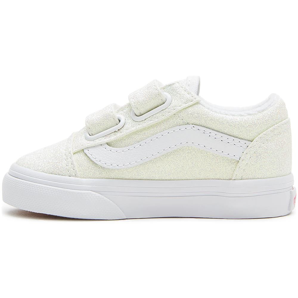Scarpe Old Skool V Uv Glitter Taglia 24 Codice Vn0a38jn3ua Bianco - Foto 2