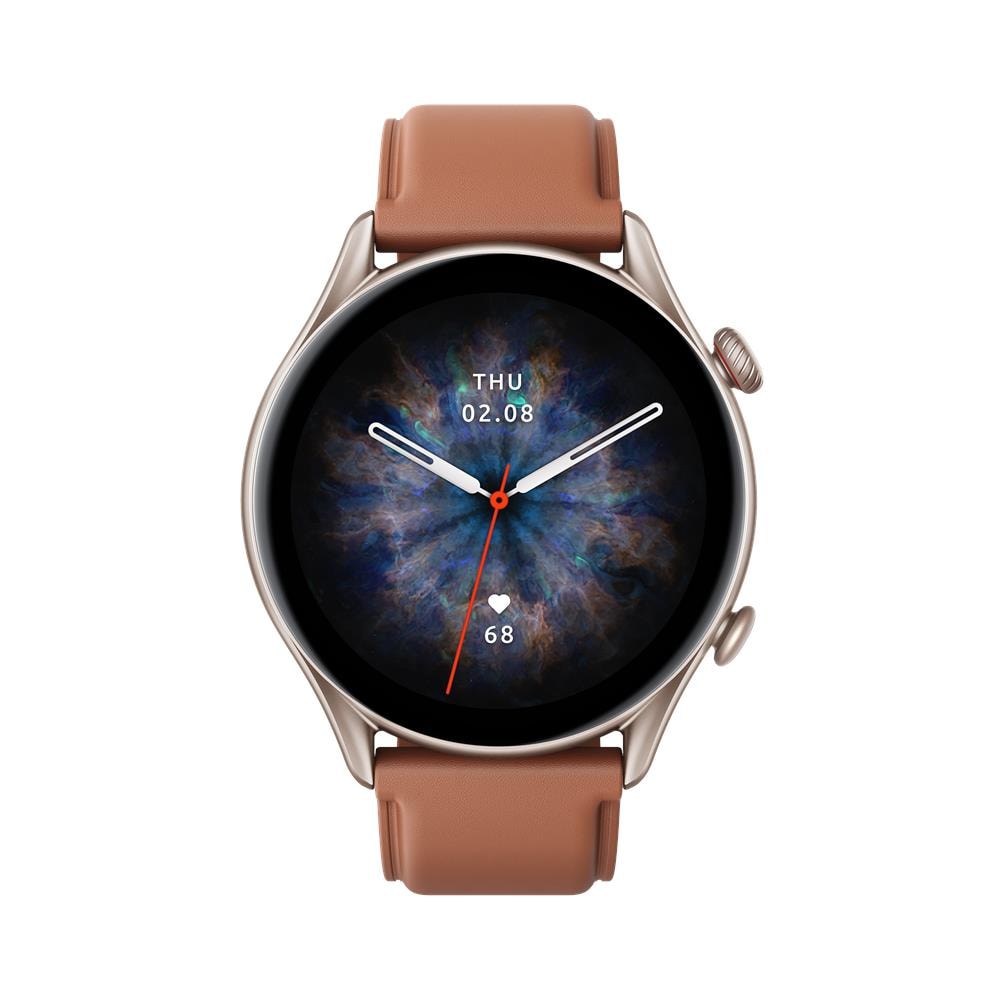 GTR 3 Pro 1.45" AMOLED 46 mm Digitale 480 x 480 Pixel Touch screen Marrone Wi-Fi GPS (satellitare) - Foto 1