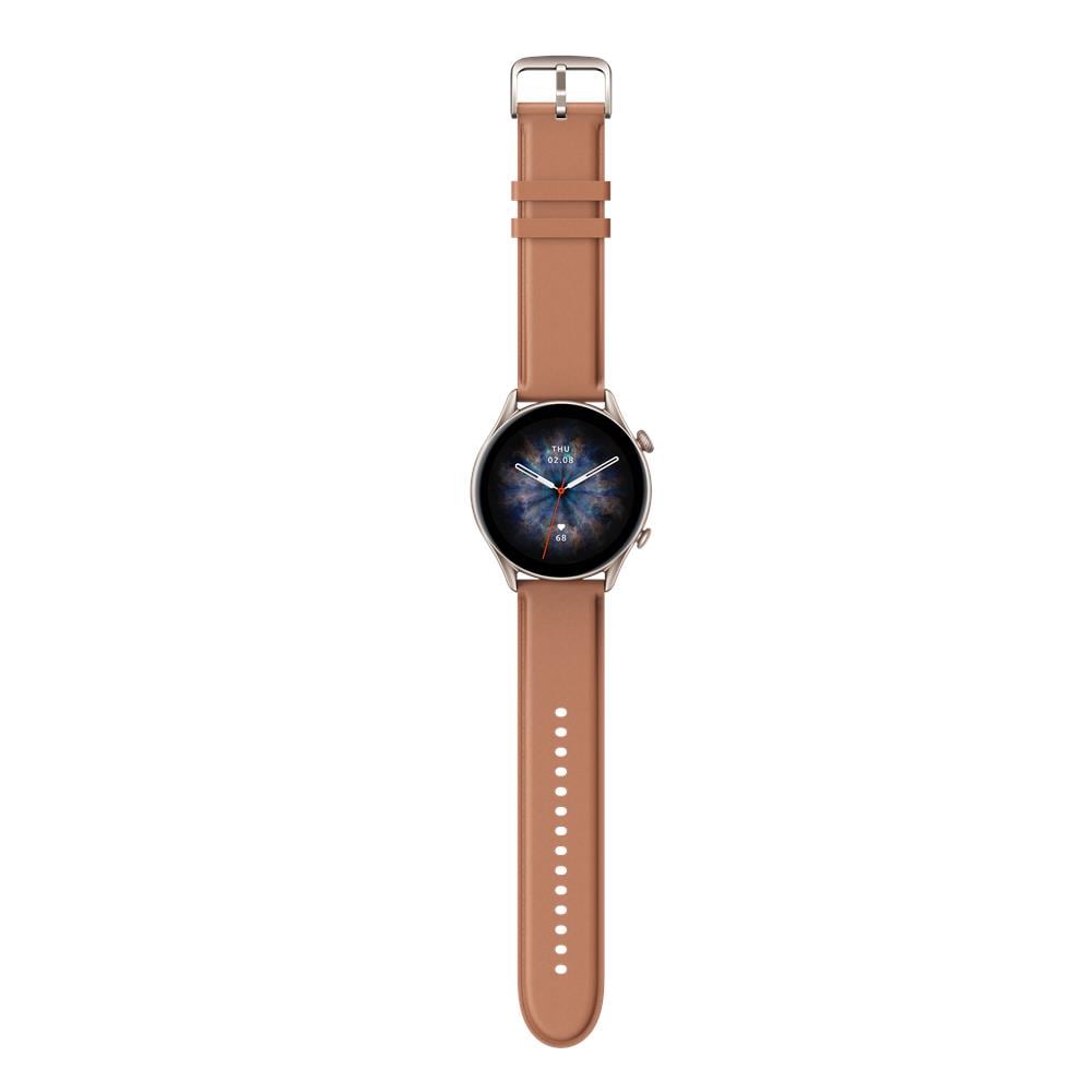 GTR 3 Pro 1.45" AMOLED 46 mm Digitale 480 x 480 Pixel Touch screen Marrone Wi-Fi GPS (satellitare) - Foto 4