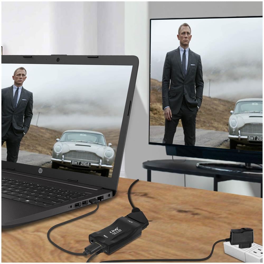 Adattatore Video 1080p Hdmi Verso Scart Hdmi Nero - Foto 2