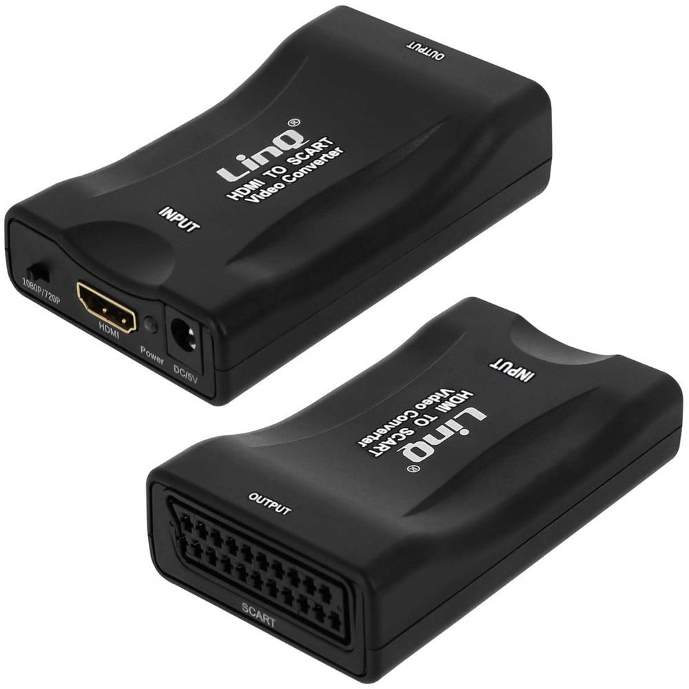 Adattatore Video 1080p Hdmi Verso Scart Hdmi Nero - Foto 1
