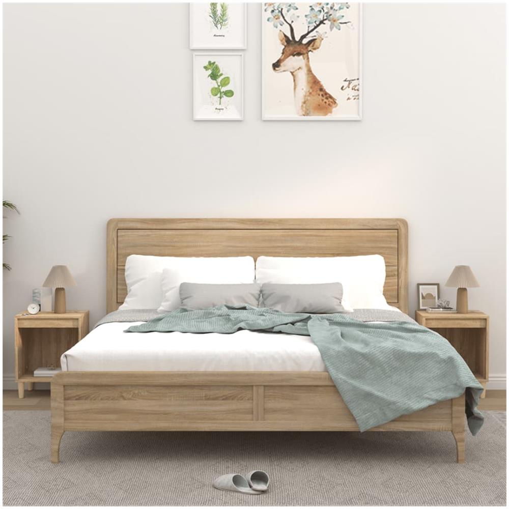 Comodini 2 Pz Rovere Sonoma 40x35x50 Cm - Foto 1