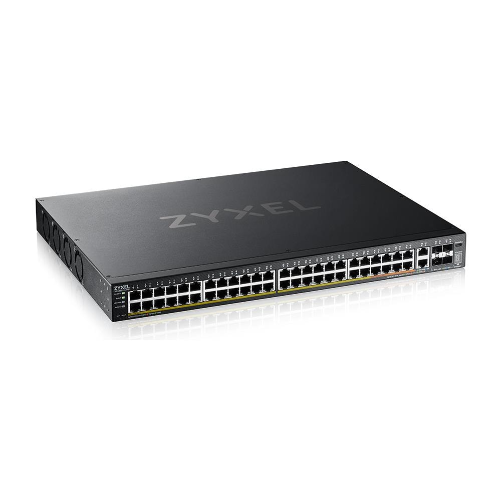 Switch XGS2220-54HP Gestito L3 con 48 Porte Gigabit Ethernet (10/100/1000)  4 Porte SFP+/ 10G Ethernet (Rame) Colore Nero - Foto 2