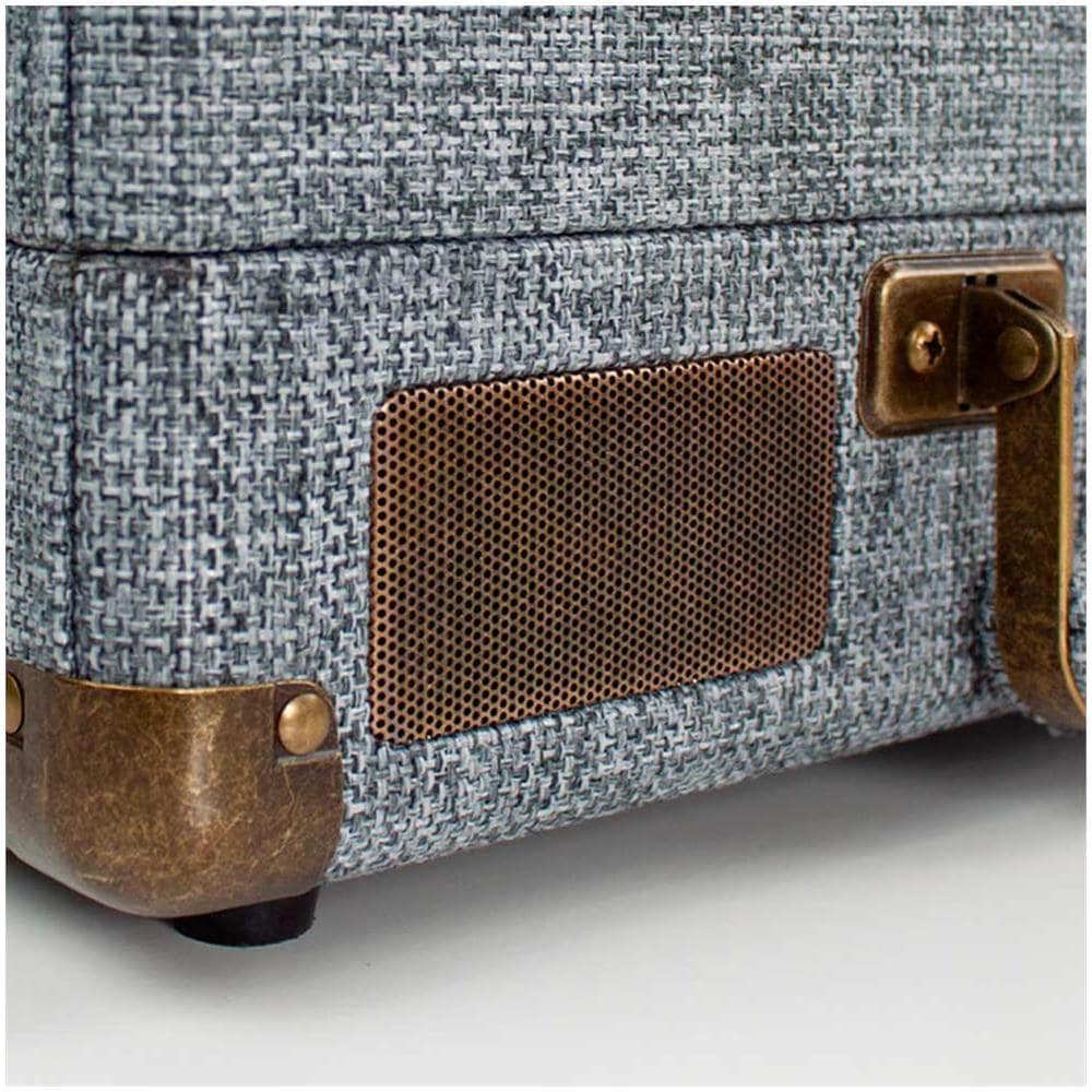 Giradischi Vintage VC400 Lettore e Convertitore di Vinili Bluetooth USB Radio FM 2 Altoparlanti Integrati Colore Grigio - Foto 10