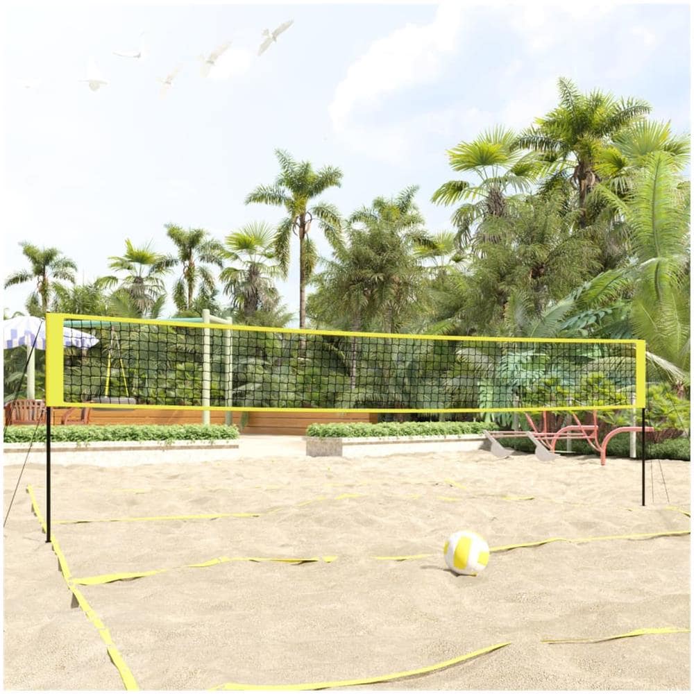 Rete Da Pallavolo Gialla E Nera 823x244 Cm Tessuto Pe - Foto 1