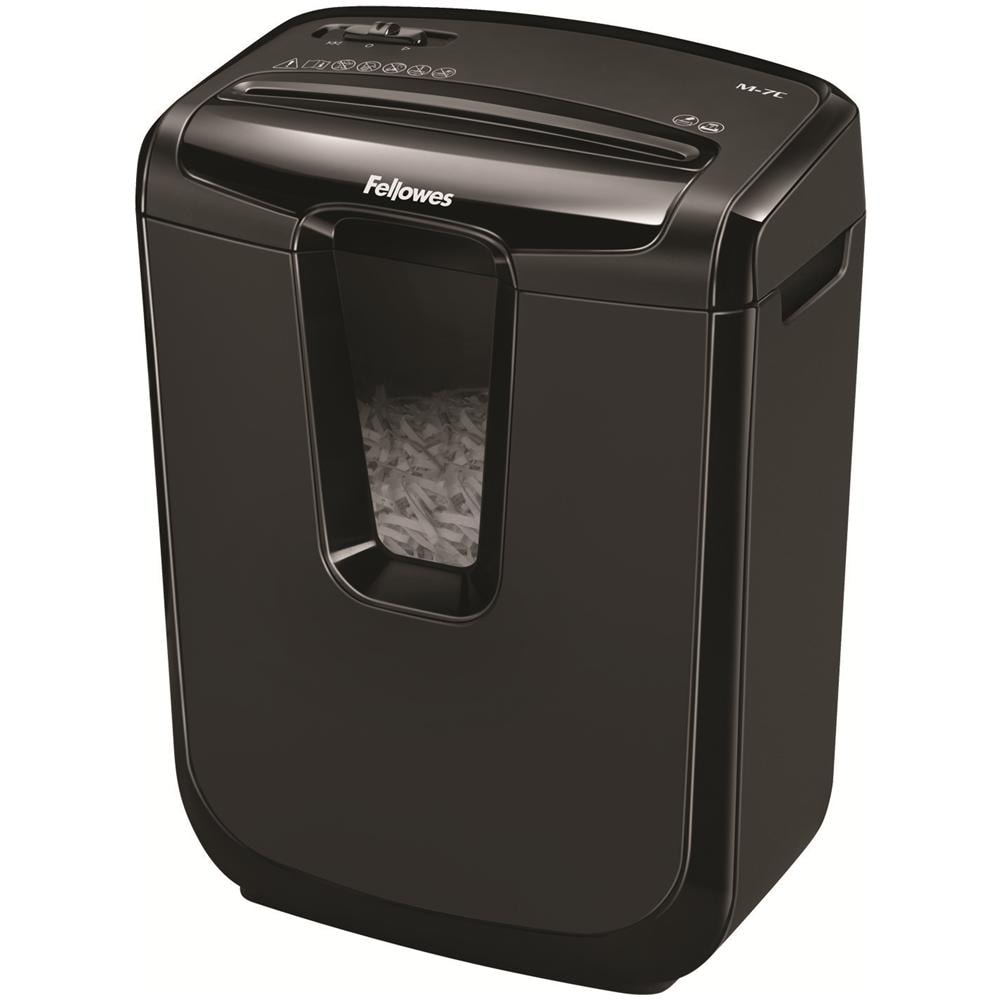 Distruggidocumenti a Frammenti Powershred M-7C con Cestino da 14L Capacità di taglio 7 fogli Colore Nero - Foto 1