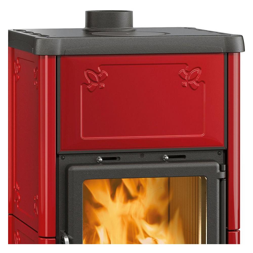 Stufe a Legna Fedora Potenza Termica Nominale 8,3 kW Colore Bordeaux - Foto 2
