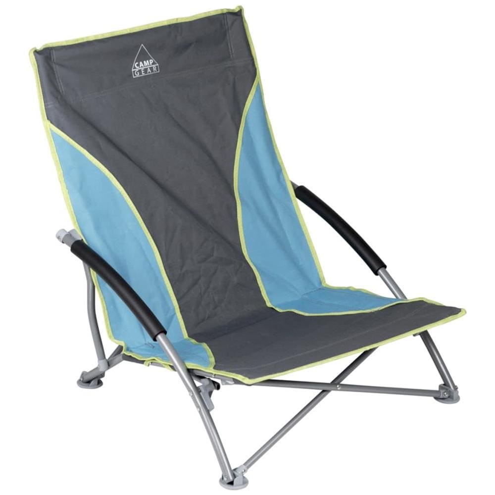 Sedia Da Spiaggia Compatto Blu E Grigio 1204781 - Foto 1