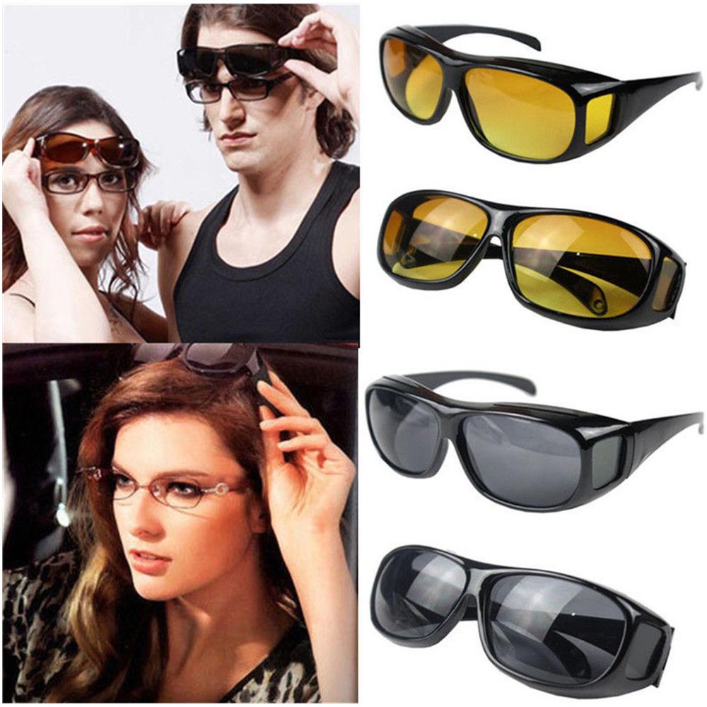 Guida Sopra Occhiali Di Protezione Uv Vento Boolavard Notte Vista Notturna - Foto 4