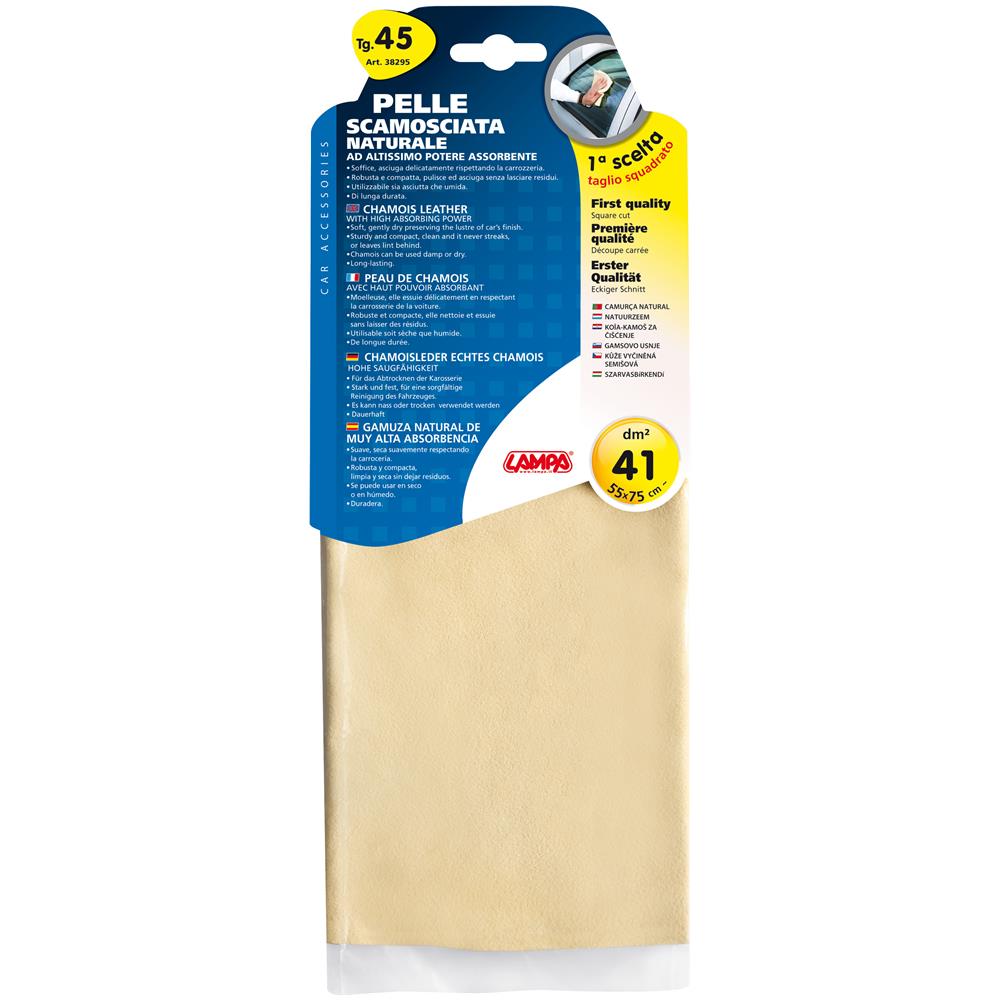 38295 Pelle Scamosciata Pelle Naturale 41 55x75 Cm Ca - Foto 3