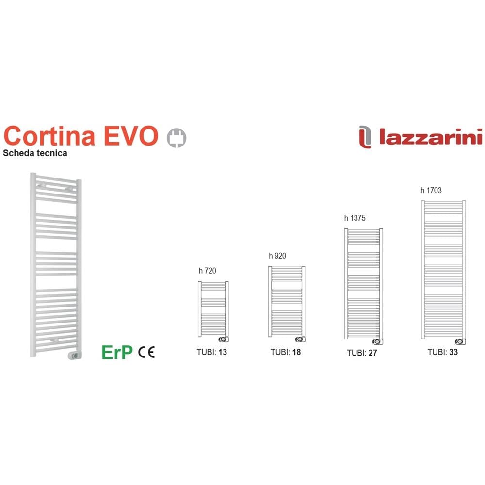 Termoarredo Lazzarini Cortina Evo 1375x480 - Foto 2