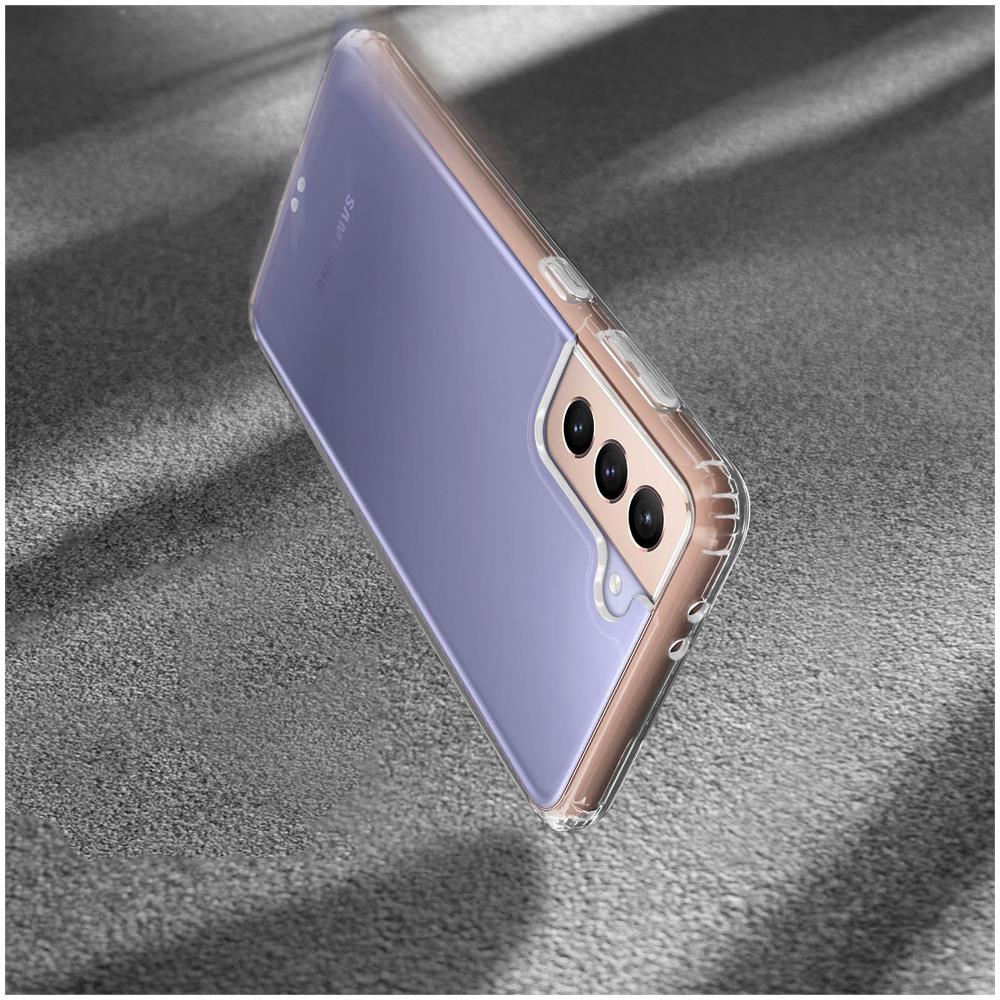 Cover Samsung Galaxy S21 Plus Trasparente Dorso Rigido + Bordi Antishock - Foto 2