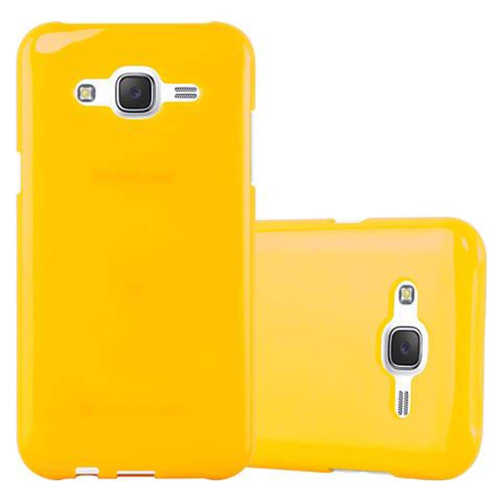 Custodia Compatibile Con Samsung Galaxy J5 2015 In Jelly Giallo - Coperchio Protettivo In Silicone Tpu Flessibile - Foto 1