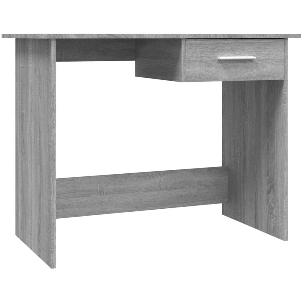 Scrivania Grigio Sonoma 100x50x76 Cm In Legno Multistrato - Foto 2