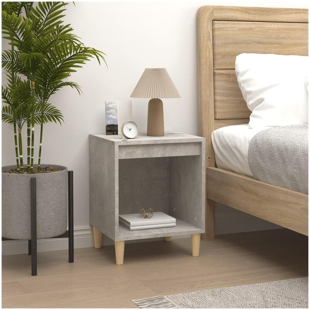 Comodini 2 Pz Grigio Cemento 40x35x50 Cm - Foto 3