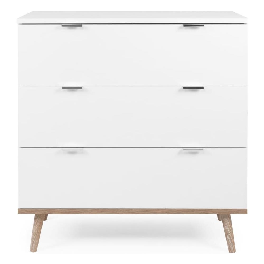 Cassettiera Gteborg 1 Bianco E Rovere Sonoma - Foto 1