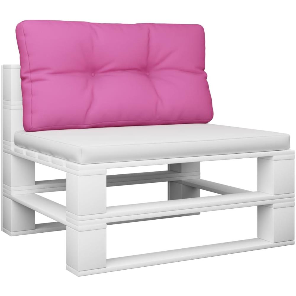 Cuscino Per Pallet Rosa 70x40x12 Cm In Tessuto - Foto 3