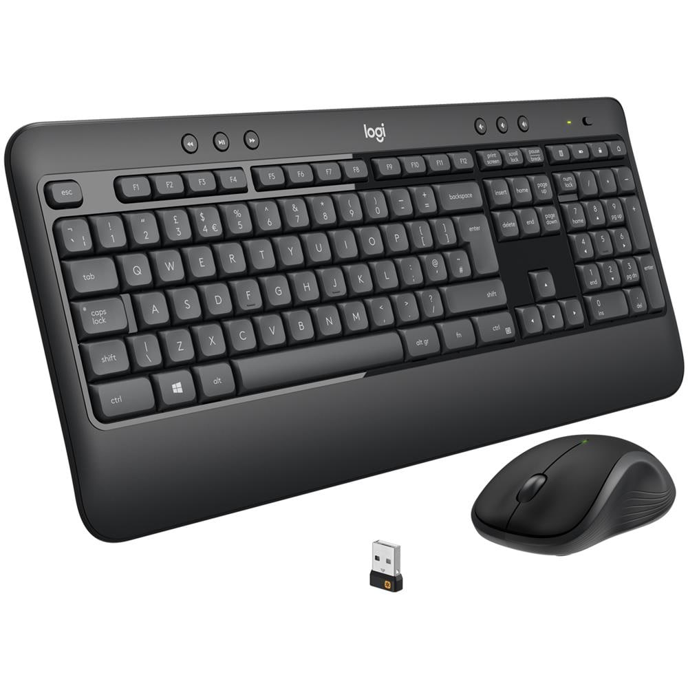 Tastiera e Mouse Wireless 920-008679 per Laptop/PC (Layout Italiano) Colore Nero, Bianco - Foto 2