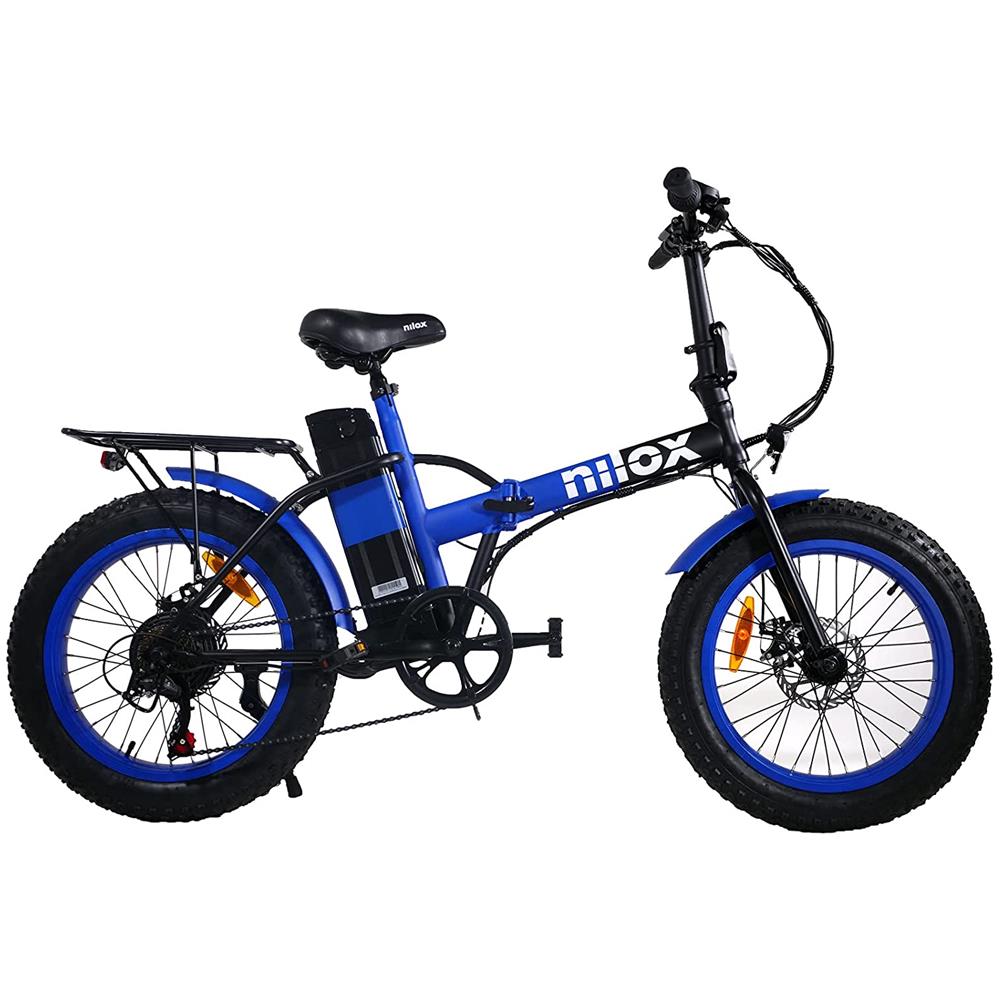 NILOX - E-Bike X8 Inter Bici Elettrica a Pedalata Assistita Batteria 36  Volt - 10,5 Ah Potenza 250 Watt Gomme Fat da 20\