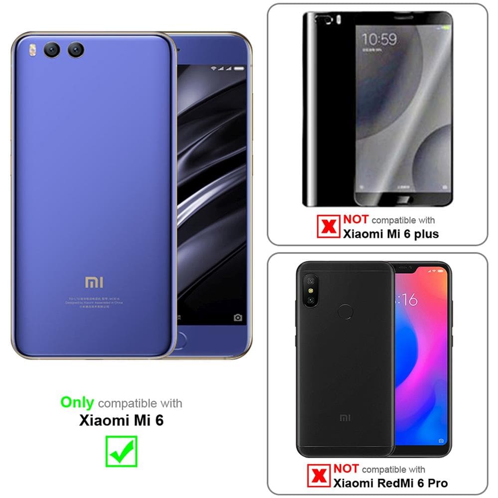 3x Pellicola Di Armatura Compatibile Con Xiaomi Mi 6 In Elevata Trasparenza - 3x Vetro Temperato (tempered) Di Protezione Del Display In Durezza 9h Con 3d Touch - Foto 2