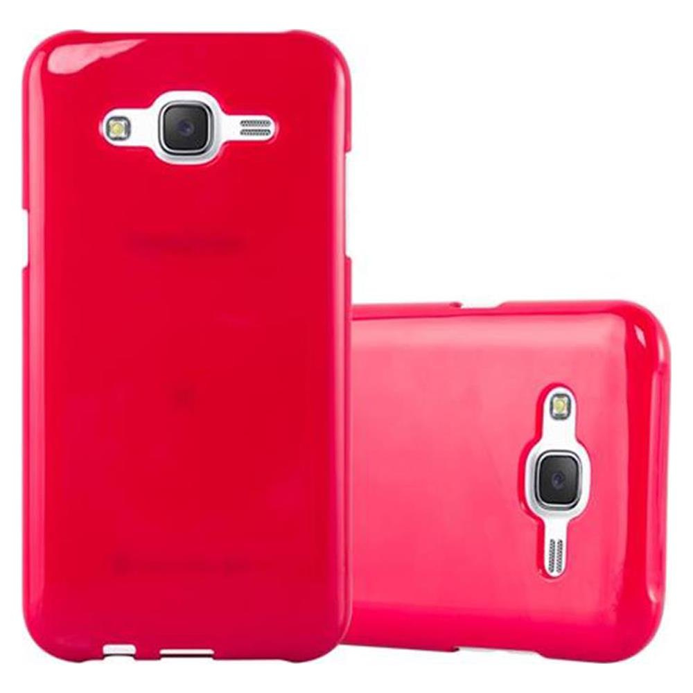 Custodia Compatibile Con Samsung Galaxy J5 2015 In Jelly Rosso - Coperchio Protettivo In Silicone Tpu Flessibile - Foto 1