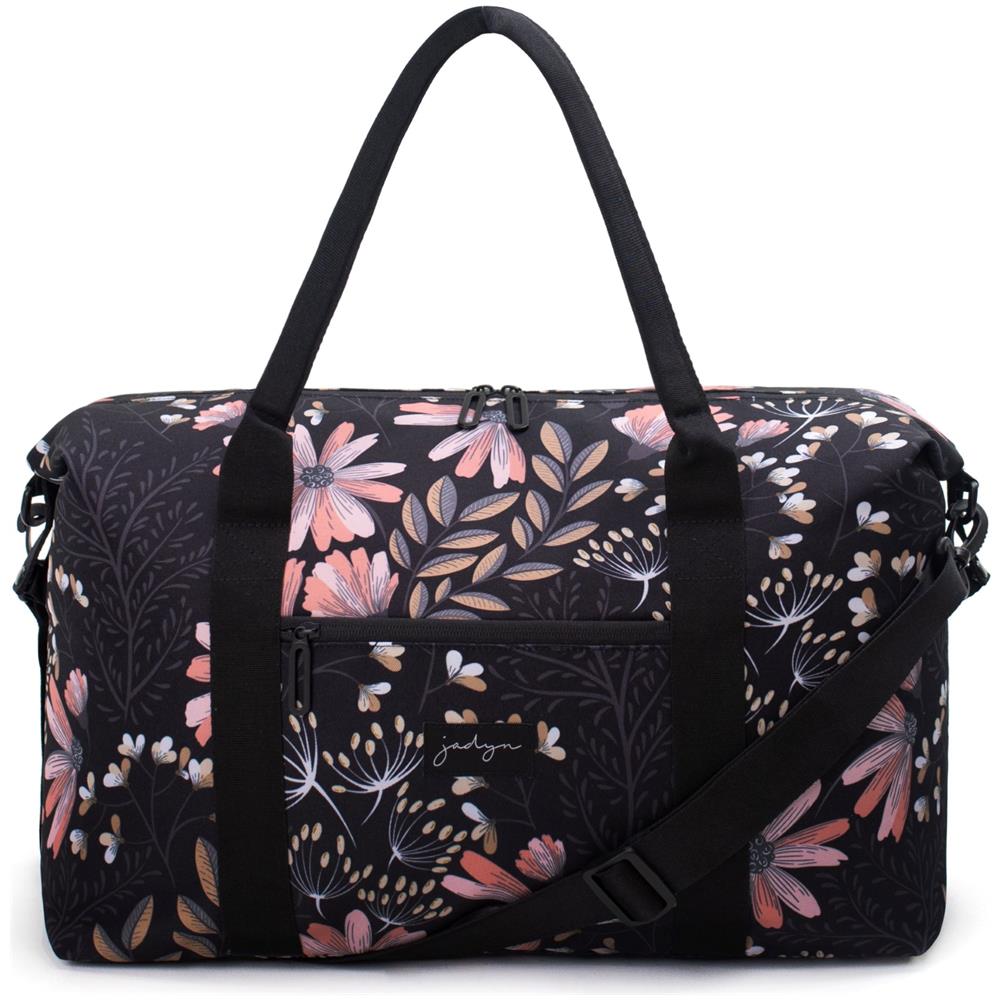 Lola Duffel Borsa Da Viaggio - 45 Cm. 31l - Borsa Sportiva E Da Weekend (black Floral) - Foto 1