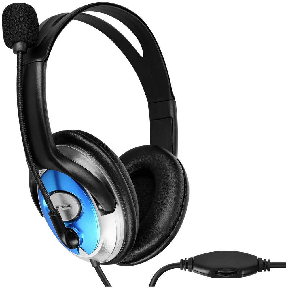 Micro-cuffie Cablate Doppio Jack 3,5 Mm Con Telecomando Microfono Nere - Foto 1