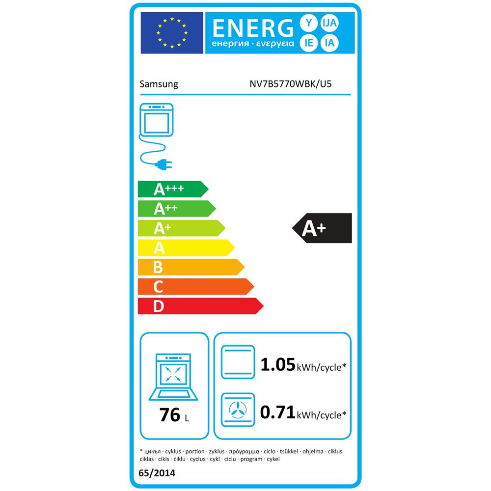 Forno Elettrico da Incasso NV7B5770WBK Capacità 76 L Multifunzione Colore Nero - Foto 3