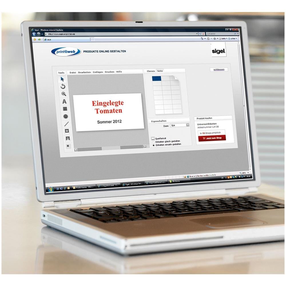 La210 Etichetta Autoadesiva Rettangolo Con Angoli Arrotondati Rimovibile Bianco 675 Pezzo (i) - Foto 2