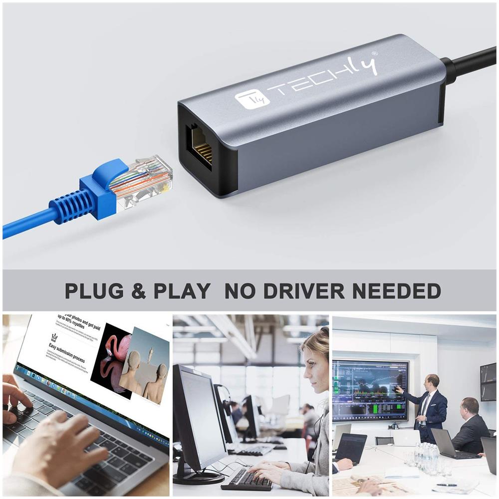 Adattatore Convertitore Usb-c 3.0 A Rj45 Gigabit - Foto 3