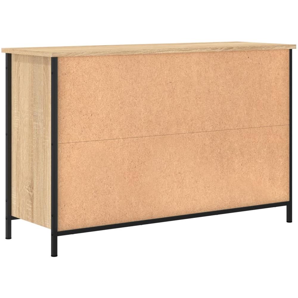 Mobile Porta Tv Rovere Sonoma 100x35x65 Cm In Legno Multistrato - Foto 8