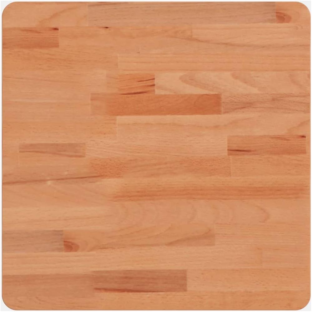 Piano Per Tavolo 40x40x1,5 Cm Quadrato Legno Massello Di Faggio - Foto 2