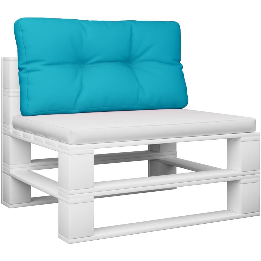 Cuscino Per Pallet Turchese 70x40x12 Cm In Tessuto - Foto 3