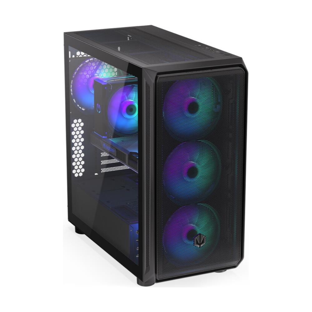 Case Raptor X1 Midi Tower Micro-ATX / Mini-ITX 2 Porte USB 3.0 1xUSB di tipo C Colore Nero - Foto 4