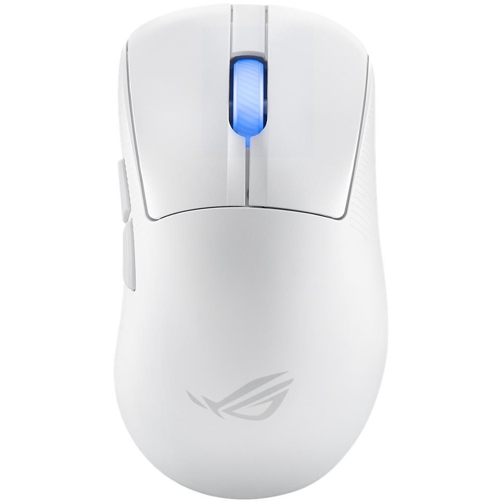 ROG Keris II Ace Wireless AimPoint White mouse Mano destra RF Wireless + Bluetooth + USB Type-A Ottico 42000 DPI - Foto 1