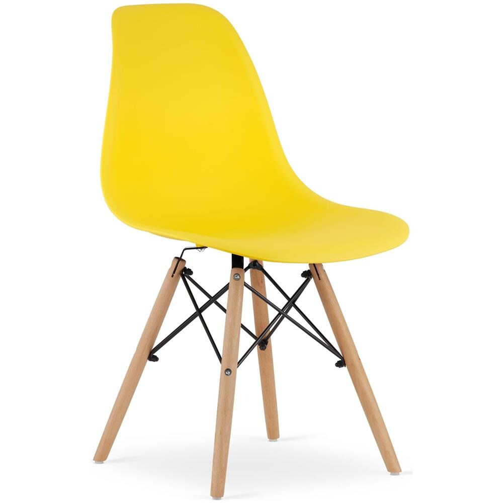 Sedia OSAKA gialla dal design ergonomico per il soggiorno - Foto 1