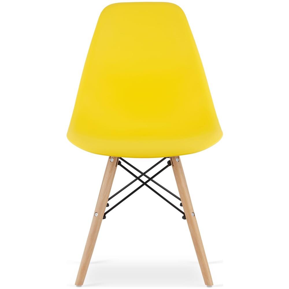 Sedia OSAKA gialla dal design ergonomico per il soggiorno - Foto 2