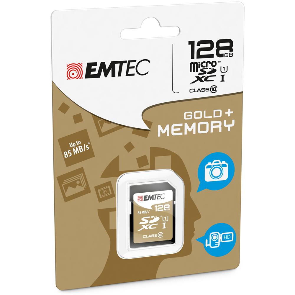 sdxc 128gb class 10 gold + - Foto 2
