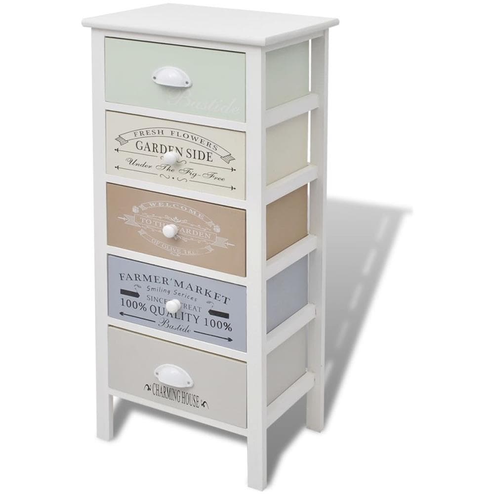 Mobile in Stile Francese con 5 Cassetti in Legno - Foto 2