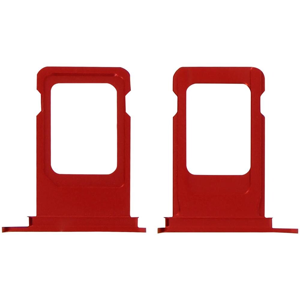 Alloggio Sim Apple Iphone Xr Supporto Scheda Nano Sim Di Ricambio - Rosso - Foto 1