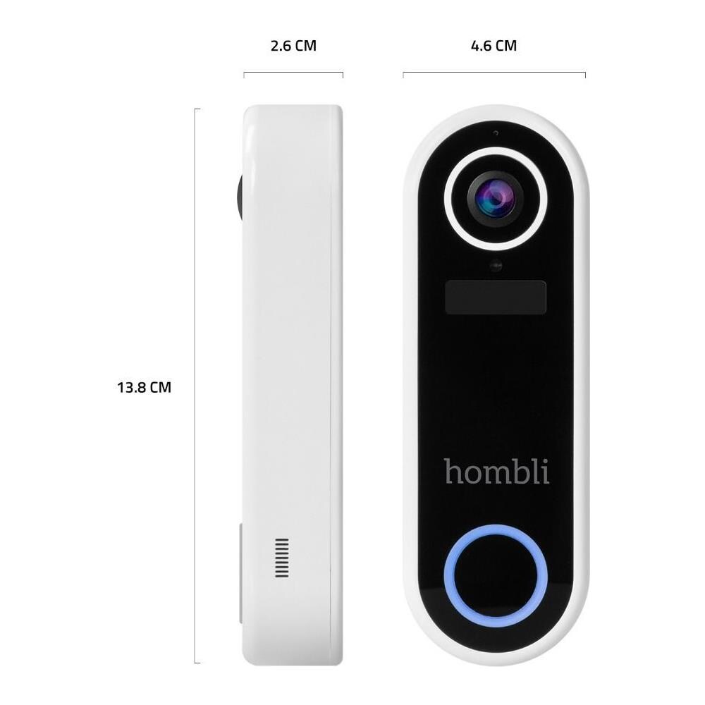 Campanello Intelligente HBDB-0100 Registrazione Full HD 1080p Wi-Fi Esterno Giorno / Notte - Foto 2