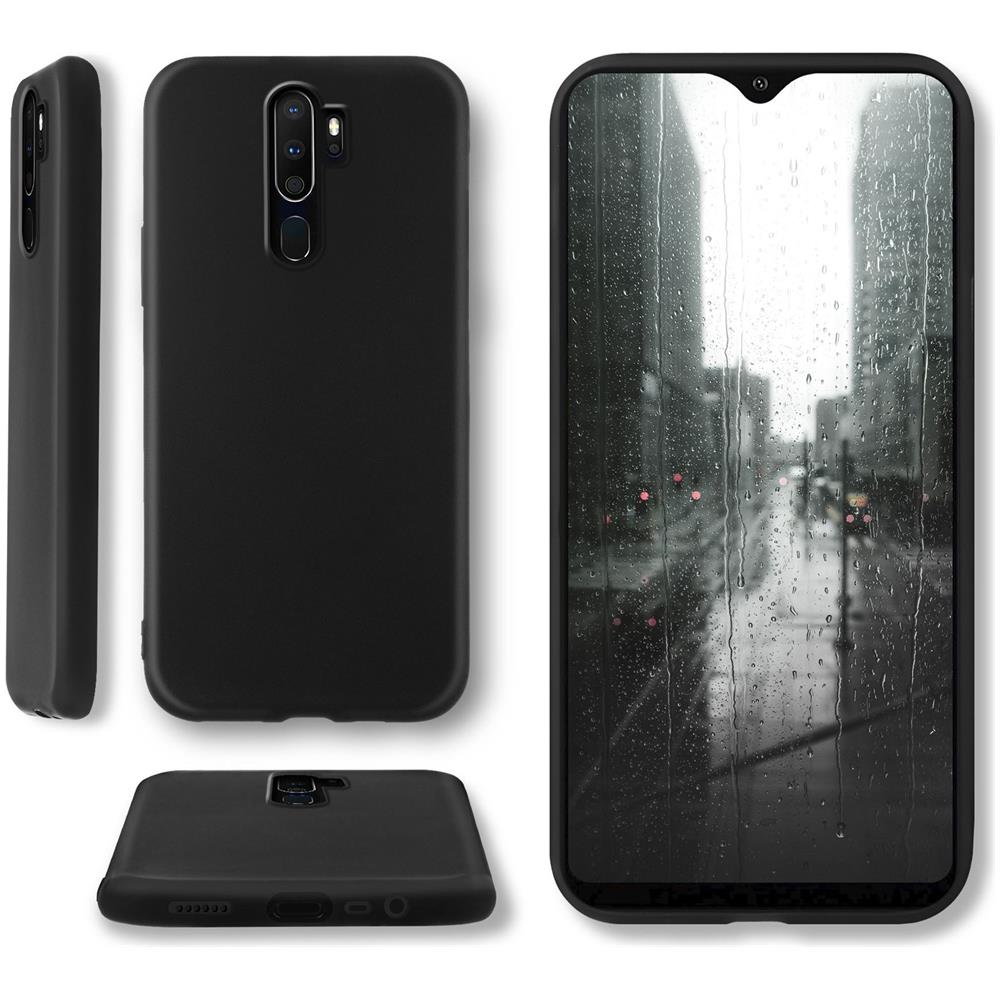 Minimalist Series, Cover In Silicone Per Oppo A9 2020, Nero - Finitura Opaca, Custodia Sottile E Morbida In Tpu - Foto 2