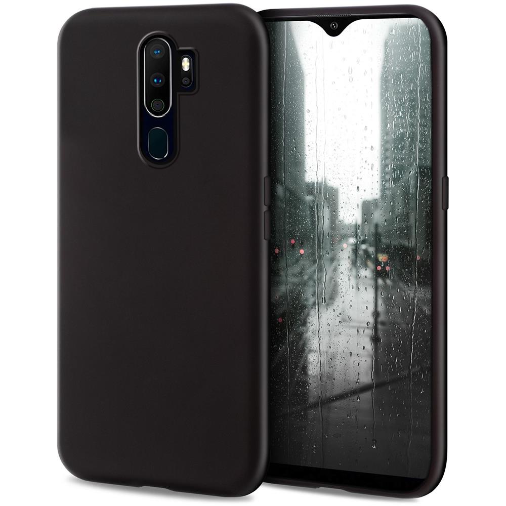 Minimalist Series, Cover In Silicone Per Oppo A9 2020, Nero - Finitura Opaca, Custodia Sottile E Morbida In Tpu - Foto 1