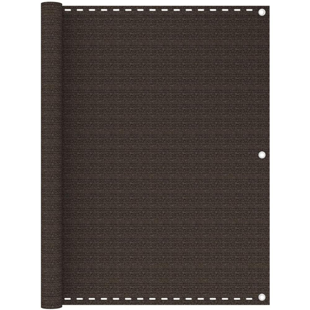 Paravento da Balcone Marrone 120x400 cm in HDPE - Foto 1