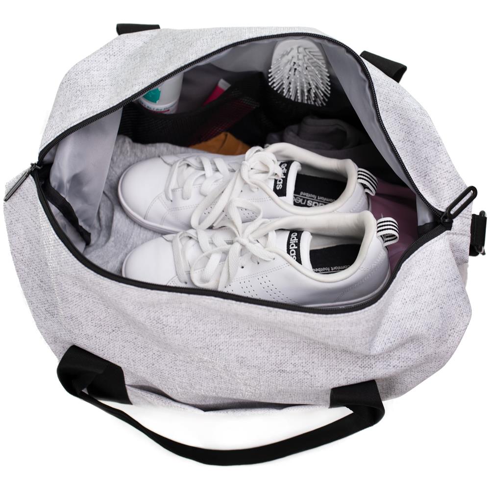 Lola Duffel Borsa Da Viaggio - 45 Cm. 31l - Borsa Sportiva E Da Weekend (heather Gray)  - Foto 2